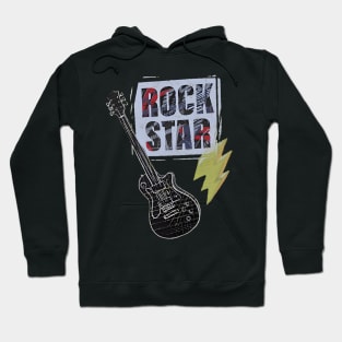 Rock star guitar Hoodie